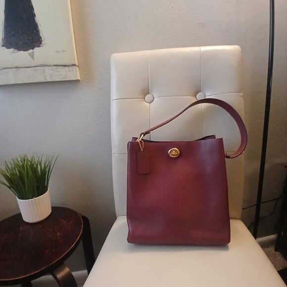 COACH pebbled leather Charlie bucket bag - Picture 4 of 9